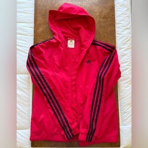Like New VINTAGE Cherry Red Adidas Track Jacket Size S